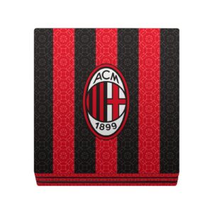 Head Case Designs Officially Licensed AC Milan Home 2020/21 Crest Kit Vinyl Sticker Gaming Skin Decal Cover Compatible with Sony Playstation 4 PS4 Pro Console and DualShock 4 Controller