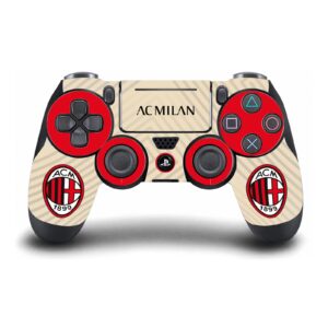 Head Case Designs Officially Licensed AC Milan Away 2021/22 Crest Kit Vinyl Sticker Gaming Skin Decal Cover Compatible With Sony PlayStation 4 PS4 DualShock 4 Controller