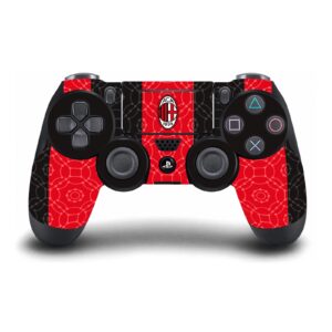 Head Case Designs Officially Licensed AC Milan Home 2020/21 Crest Kit Vinyl Sticker Gaming Skin Decal Cover Compatible with Sony Playstation 4 PS4 Slim Console and DualShock 4 Controller