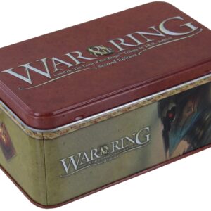 War of The Ring Second Edition: Card Box and Sleeves (Witch-King Edition) – Ares Games Embossed Tin – Sturdy & Tough – Compatible with War of The Ring 2E