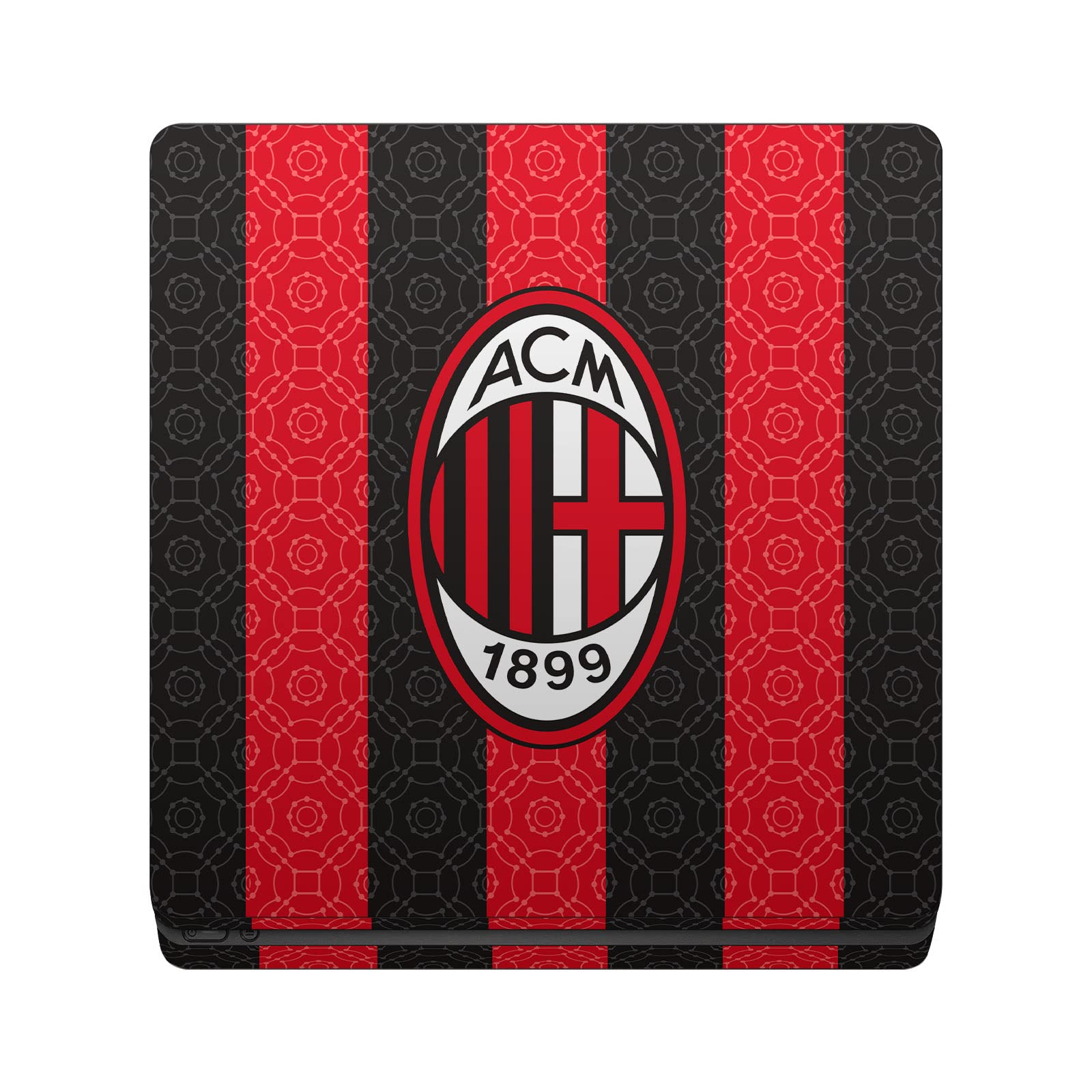 Head Case Designs Officially Licensed AC Milan Home 2020/21 Crest Kit Vinyl Sticker Gaming Skin Decal Cover Compatible with Sony Playstation 4 PS4 Slim Console