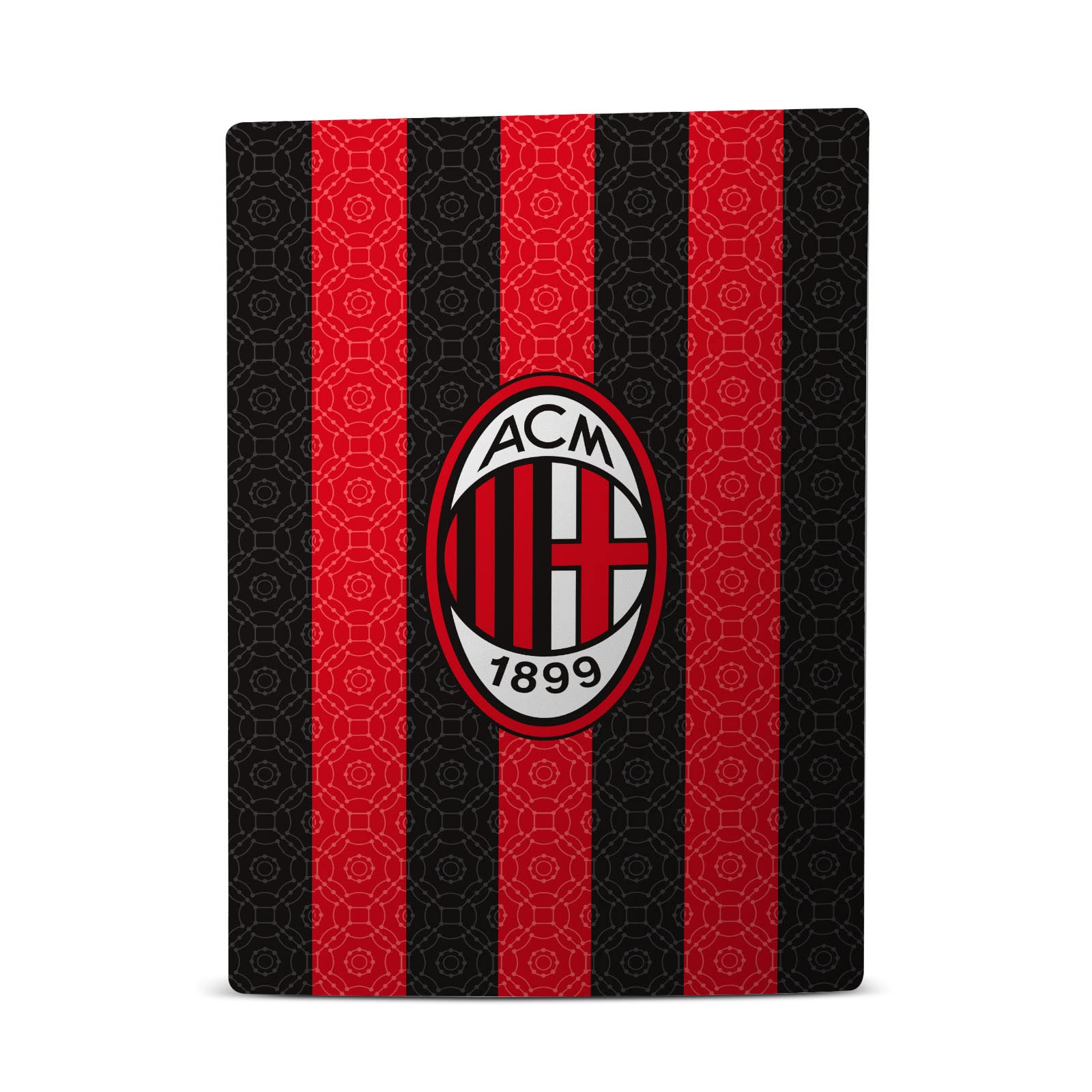 Head Case Designs Officially Licensed AC Milan Home 2020/21 Crest Kit Vinyl Faceplate Sticker Gaming Skin Decal Cover Compatible With Sony PlayStation 5 PS5 Disc Edition Console & DualSense Controller