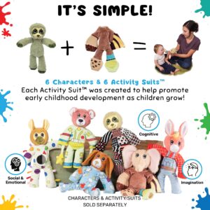 Nobory Toys The Adventure Crew Sweet Sounds Interactive Activity Suit for Babies and Toddlers | Interchangeable with The Adventure Crew Plush Characters | Early Learning Toy