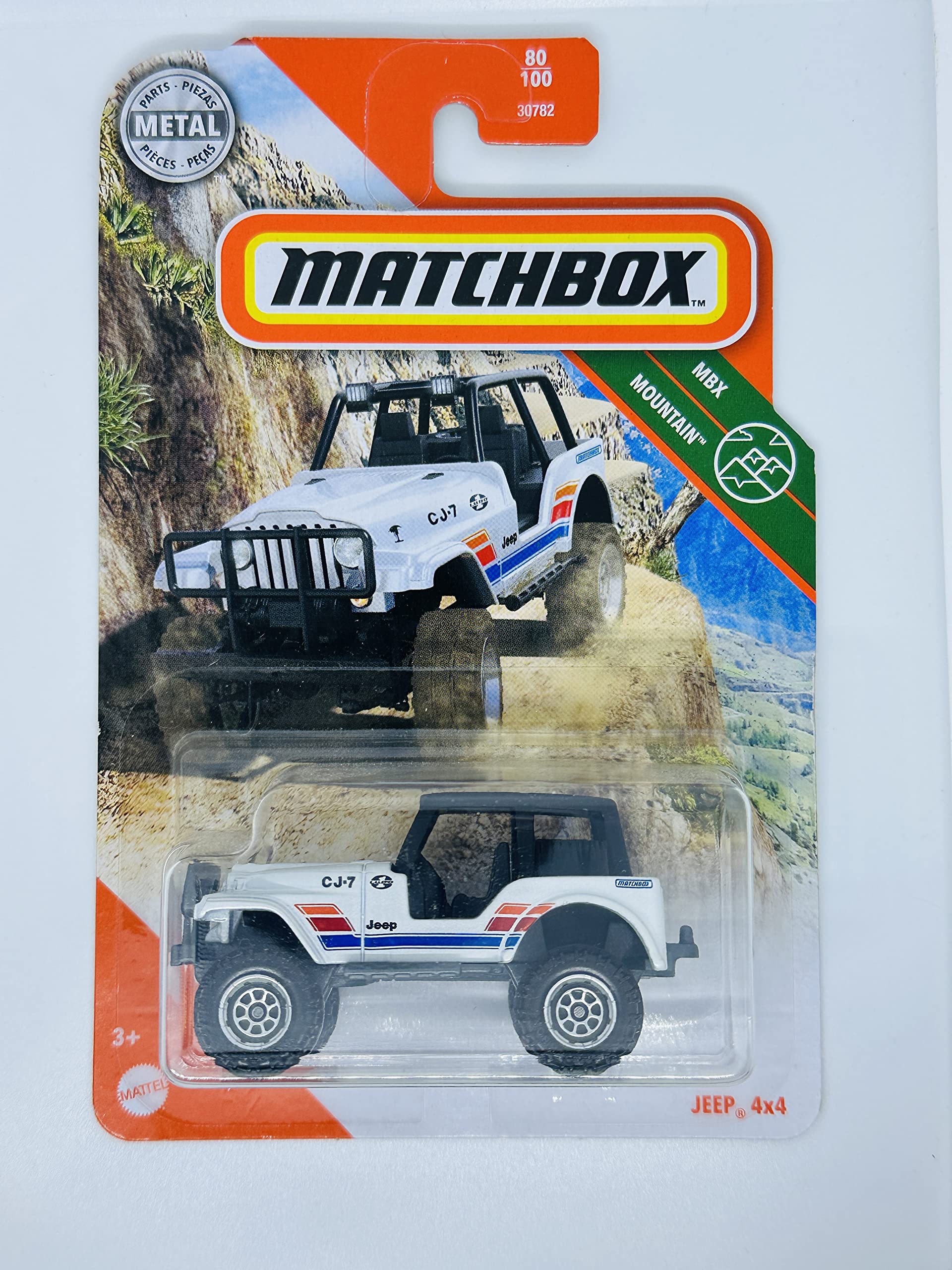 Matchbox - Jeeps 4 x 4 - White - MBX Mountain 80/100 - Mint/NrMint Ships Bubble Wrapped in a Box