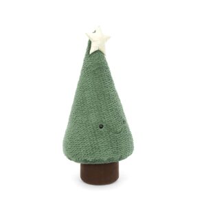 jellycat amuseables blue spruce christmas tree stuffed plush, really big