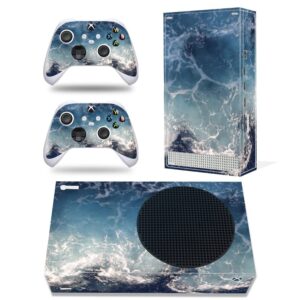 skin sticker for xbox series s console and controller x box series s protective vinyl cover decal (indigo)