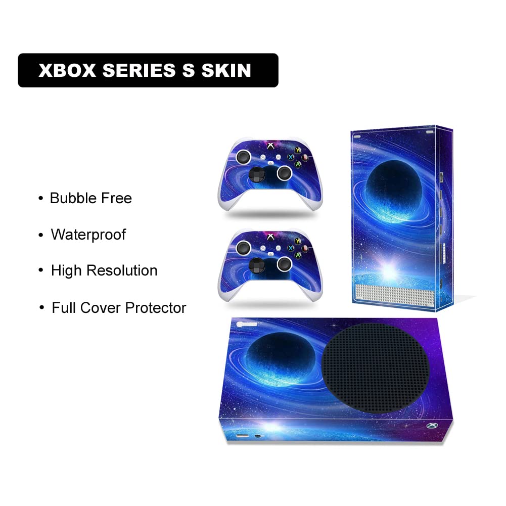 Skin Sticker for X Box Series S Console and Controller, Full Cover Wrap Protector Decal Compatible with Xbox Series S (Navy)