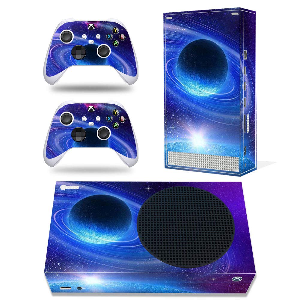 Skin Sticker for X Box Series S Console and Controller, Full Cover Wrap Protector Decal Compatible with Xbox Series S (Navy)