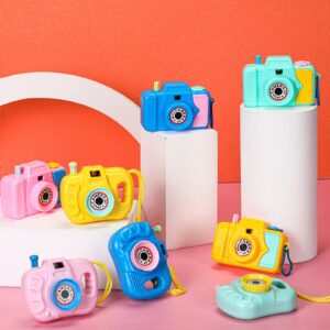 Hungdao 64 Pcs Toy Camera Bulk Set Pretend Play Prop with Images in Viewfinder, Mini Play Camera Plastic Camera Toy Birthday Party Favors, Goodie Bag Fillers, Return Gifts for Boys and Girls