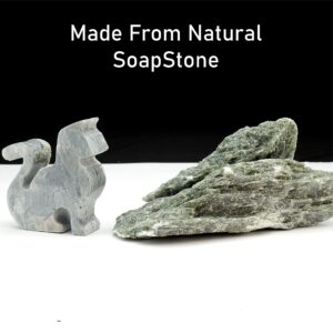 BRAIN TREE - Cat Soapstone Carving Kit, Carve Your Own Sculpture for Girls, Kids, Boys –Teen Gift -Fun DIY Arts and Crafts Activity for Kids and Adults - DIY Crafts Kit, Soapstone Sculpting Kits