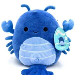 Squishmallows Rare 8-Inch Lobert The Blue Lobster Crab Plush - Add Lobert to Your Squad, Ultrasoft Stuffed Animal Large Plush Toy, Official Kellytoy Plush