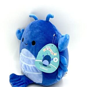 Squishmallows Rare 8-Inch Lobert The Blue Lobster Crab Plush - Add Lobert to Your Squad, Ultrasoft Stuffed Animal Large Plush Toy, Official Kellytoy Plush