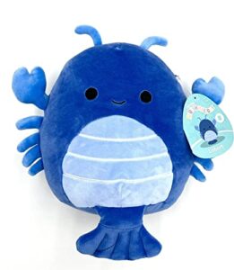 squishmallows rare 8-inch lobert the blue lobster crab plush - add lobert to your squad, ultrasoft stuffed animal large plush toy, official kellytoy plush