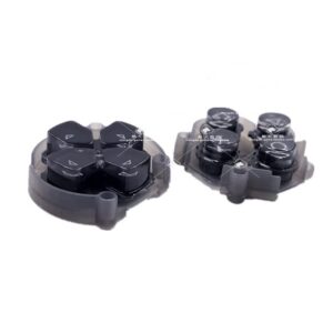 JMXLDS Replacement D-Pad Direction Button ABXY Key Left Right Function Button for PS Vita 2000 PSV 2000 Console Black