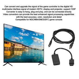 DAKR Game Console Adapter Cable, 720P Video Format Plug and Play Game Console Converter Cable for Home