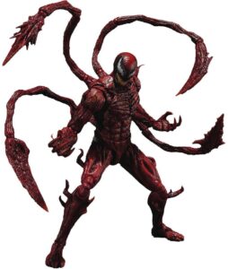 tamashii nations - venom: let there be carnage - carnage (venom: let there be carnage), bandai spirits s.h.figuarts action figure