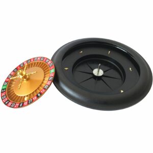 Yuanhe Deluxe Roulette Wheel Set - 18" Casino Grade Roulette Game Set with 2 Balls Pills,Very Smooth Spinning Action,Great for Home Game Night or Professional Use.