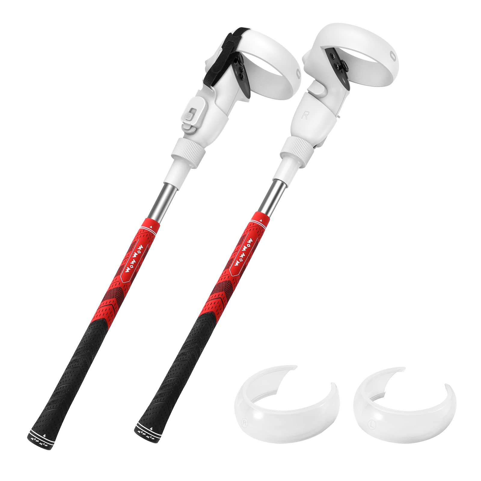 VANISHING REALMS- GOLF CLUB GRIP EXTENSION FOR OCULUS QUEST 2- VR handsets (LEFT & Right)