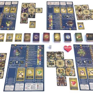 Dungeons and Feelings Board Game | Social and Strategy Hybrid Board Game | Ice Breaker | Story Telling | Question Game | RPG | Adventure | 1st Edition