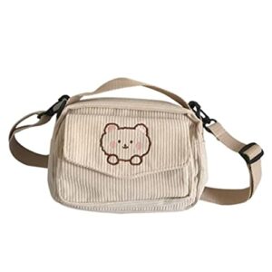 DWDC Crossbody Bags for Women Kawaii Small Purses for Women Lightweight Mini Purse Bag Cute Purse Bear Cell Phone