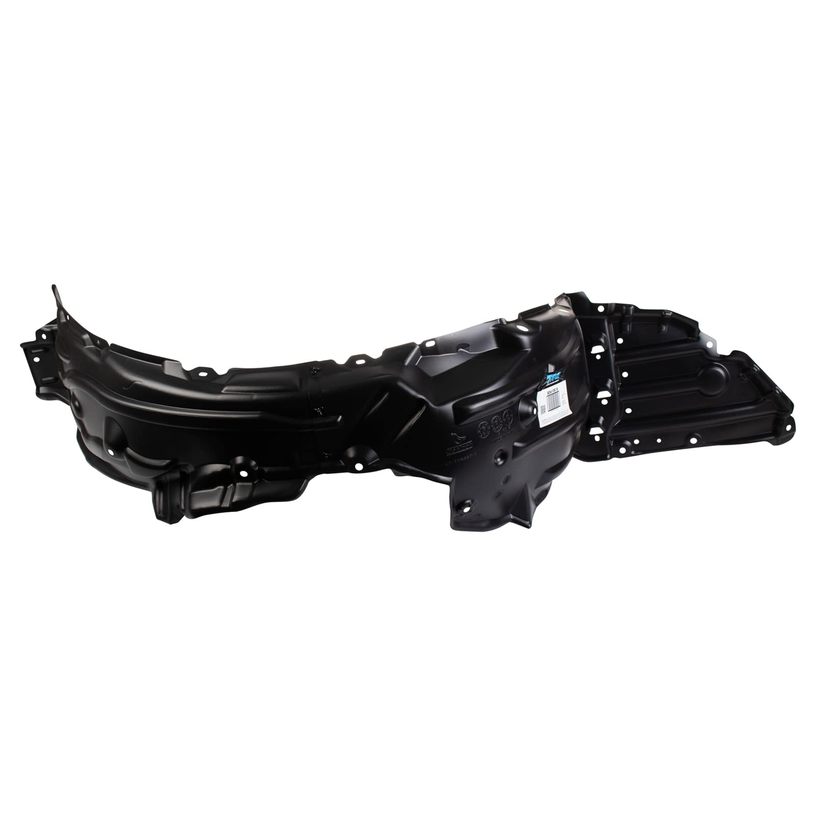 TRQ Front Left Inner Fender Liner Black Drivers Side Compatible with 2020-2022 Toyota Corolla TO1248233