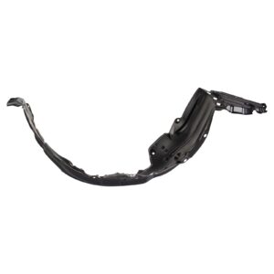 TRQ Front Left Inner Fender Liner Black Drivers Side Compatible with 2020-2022 Toyota Corolla TO1248233