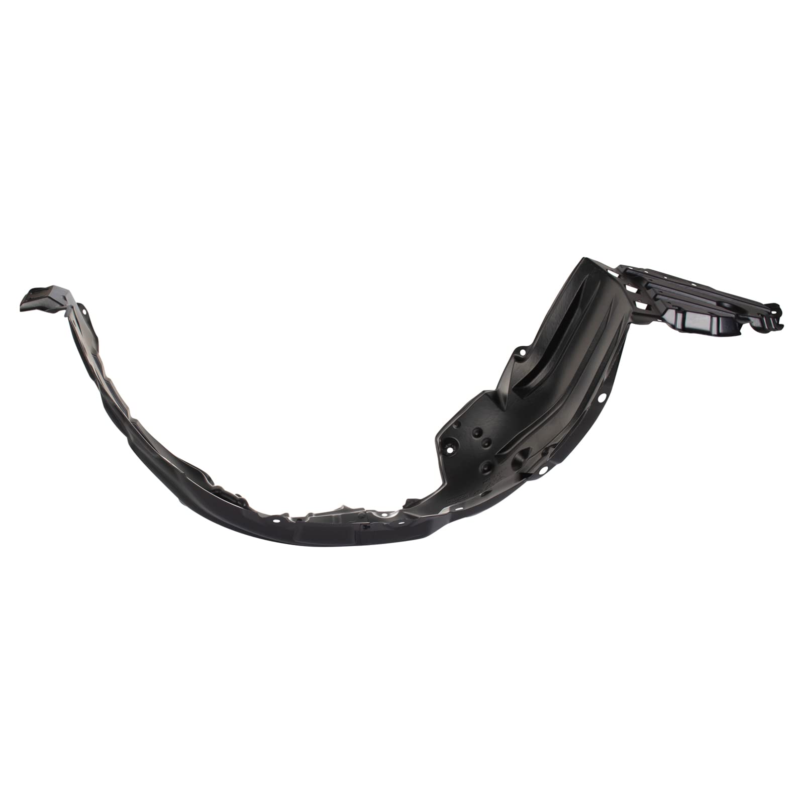 TRQ Front Left Inner Fender Liner Black Drivers Side Compatible with 2020-2022 Toyota Corolla TO1248233