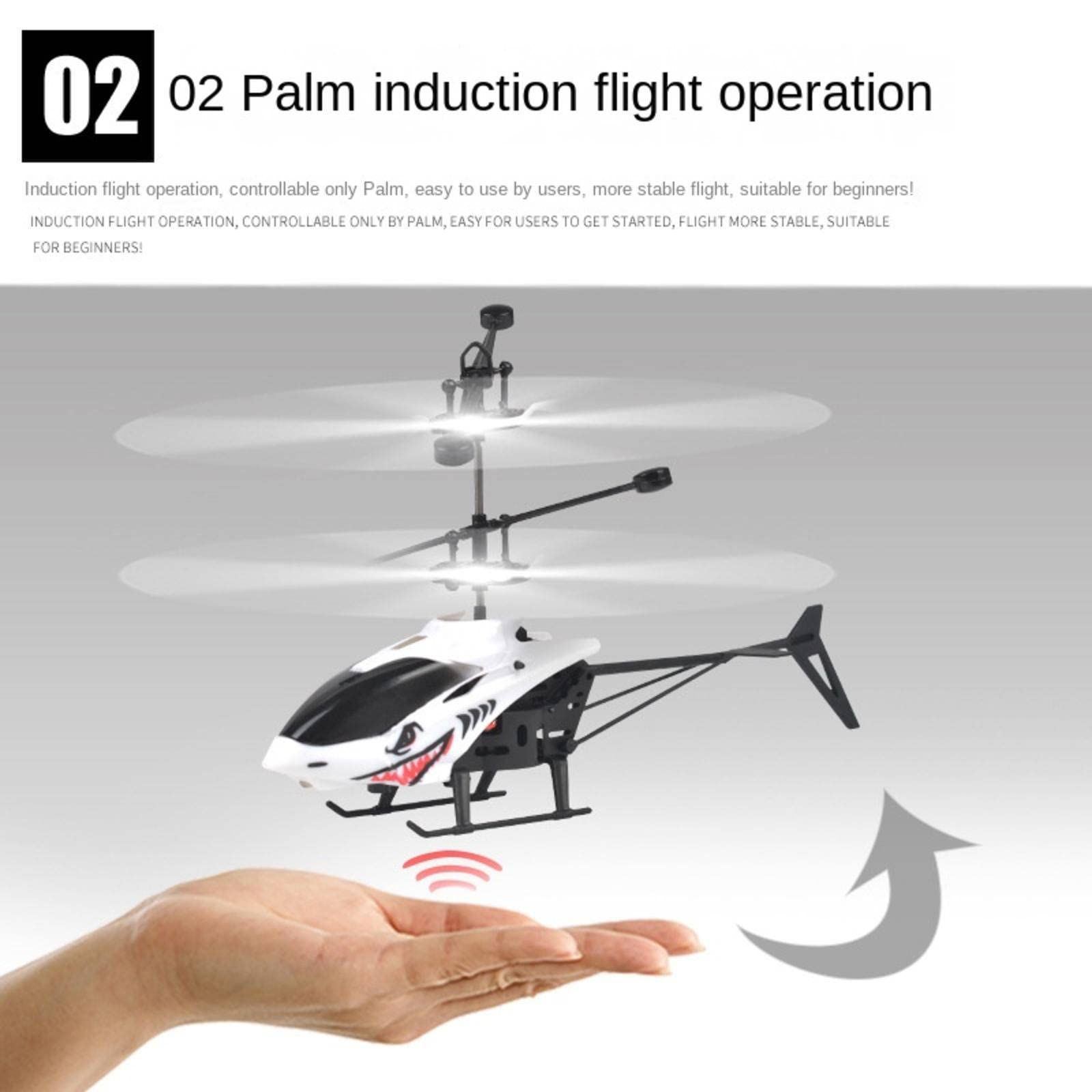 MBETA Remote Control Aircraft Children's Palm Sensory car Two-Way Suspension Charging Electric Helicopter Gift Toy Boys and Girls Adult