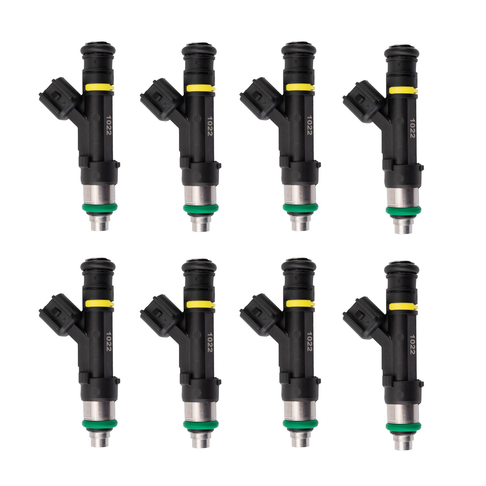 TRQ Fuel Injector Set Compatible with 2007-2008 Ford F-150 2008-2010 F-250 Super Duty F-350 Super Duty 2008 Lincoln Mark LT