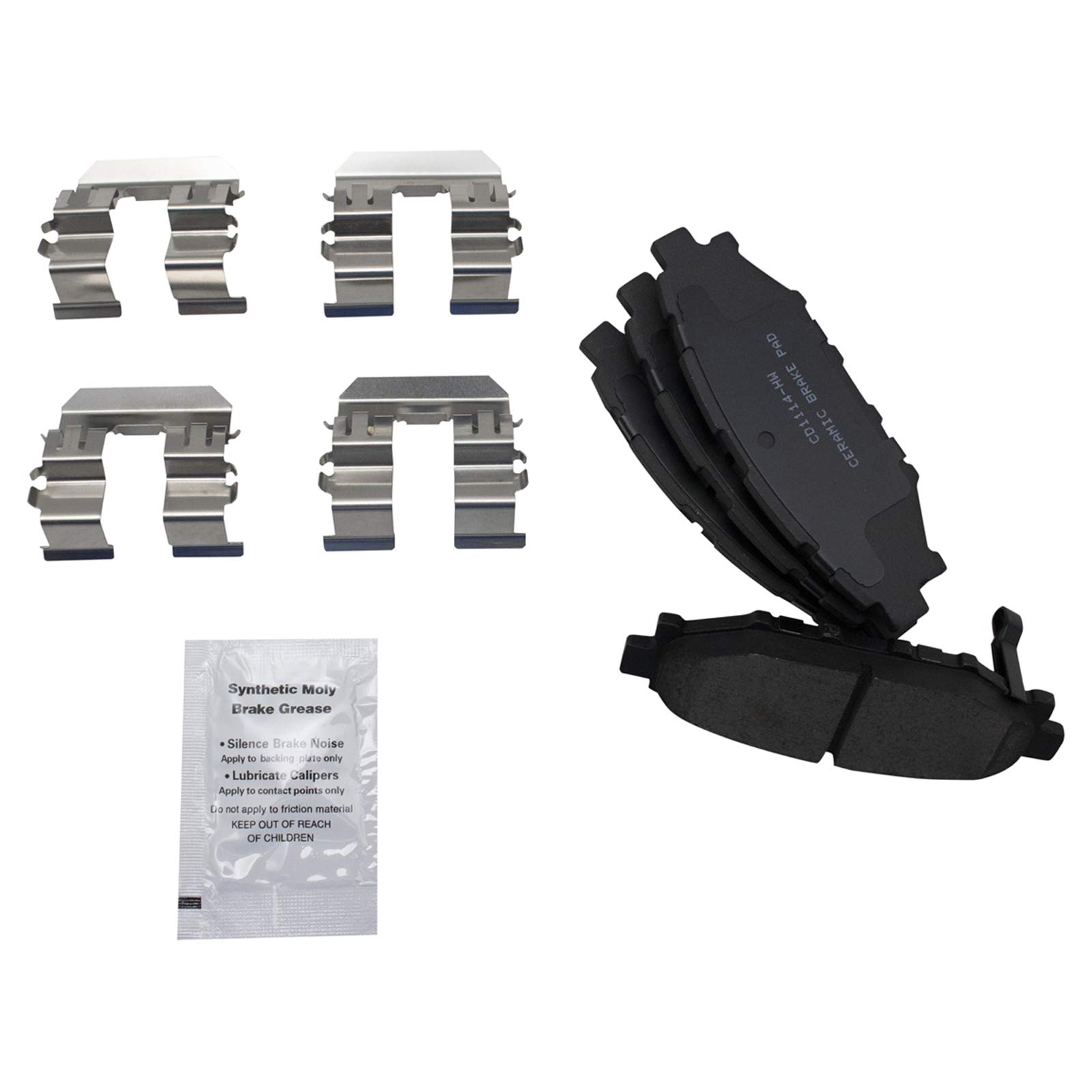 TRQ Front and Rear Brake Pad & Rotor Kit Brake Chemical Kit Brake Pads Brake Rotor Ceramic Vented Premium G-Coated Compatible with 2016-2017 Subaru Crosstrek 2014-2018 Forester 2013-2015 XV Crosstrek