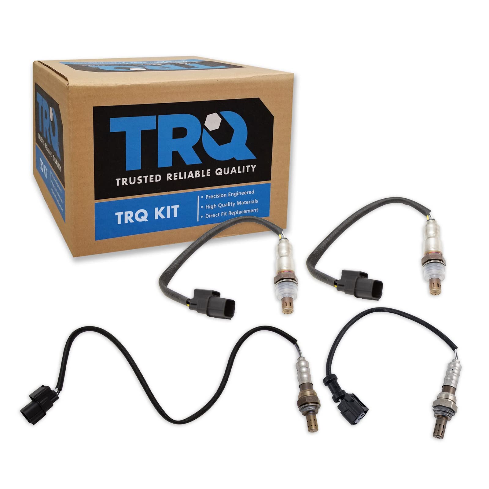 TRQ O2 Oxygen Sensor Set Fits Accord Crosstour Pilot Ridgeline MDX RDX RLX TLX