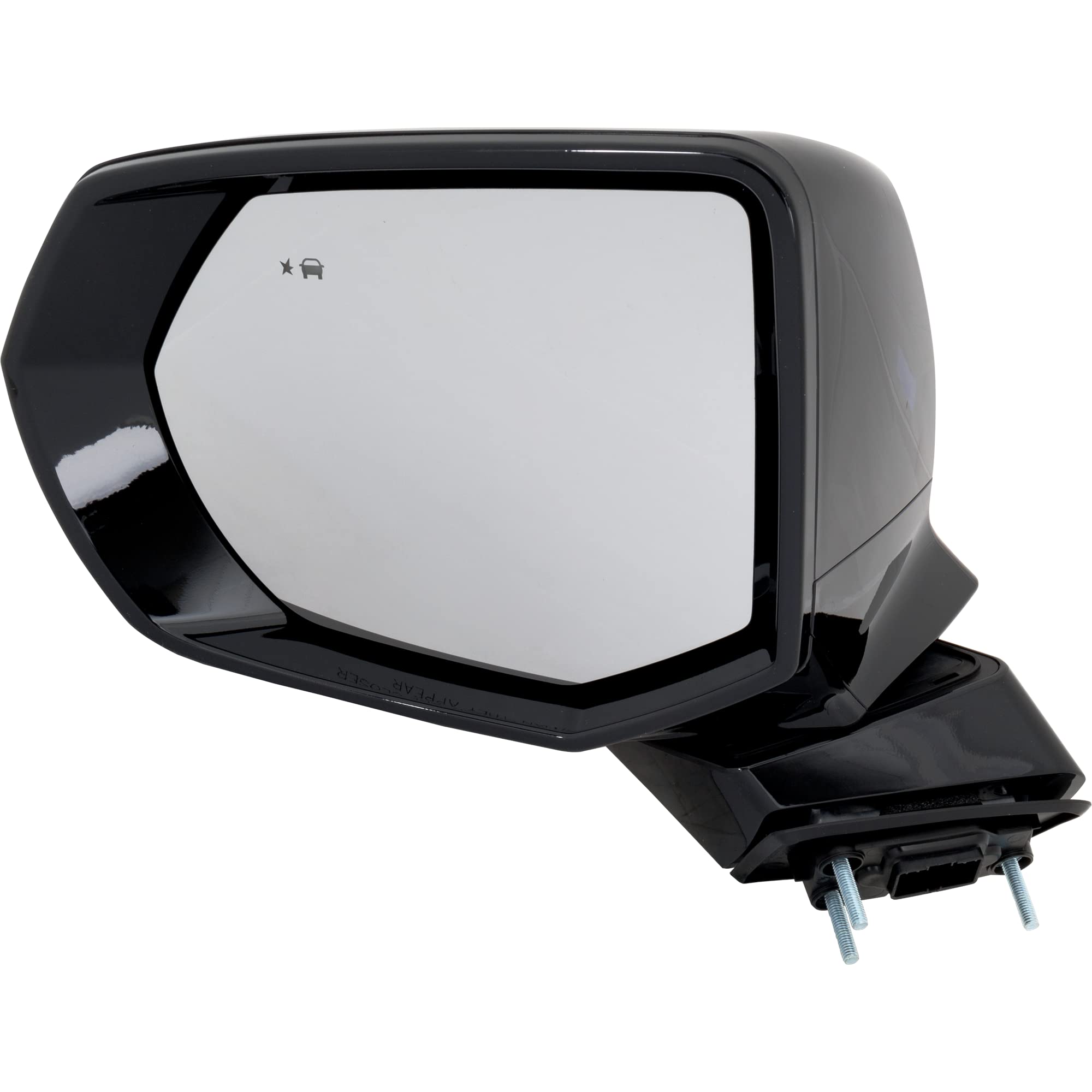 Kool Vue Driver Side Power Heated Mirror for Chevrolet Tahoe Suburban GMC Yukon Yukon XL 2021-2023 Manual Fold With Blind Spot Light; Without Signal Light, Memory & Puddle Lamp Paintable