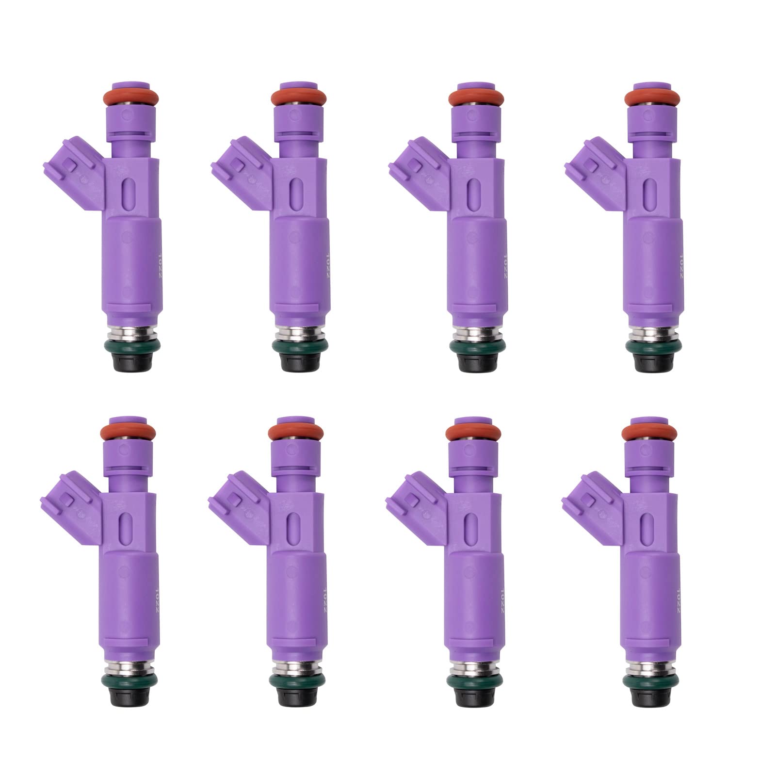 TRQ Fuel Injector Set Compatible with 2009-2010 Ford F-150 Mustang