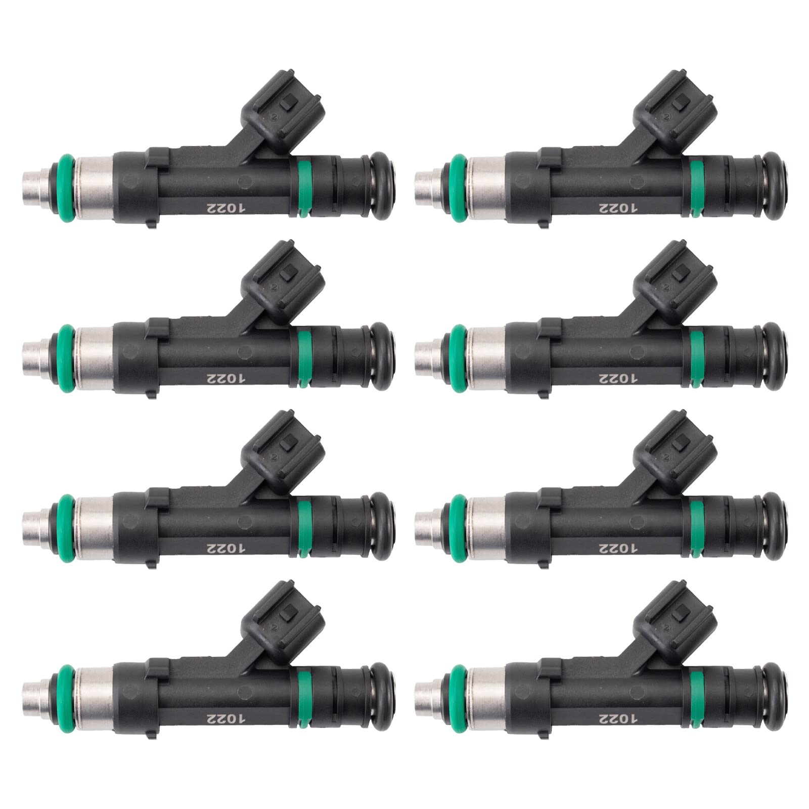 TRQ Fuel Injector Set Compatible with 2006-2011 Buick Lucerne Cadillac DTS 2007-2009 SRX 2007-2010 STS XLR