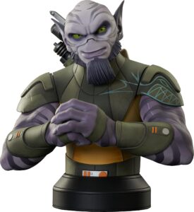 diamond select toys llc star wars rebels: zeb 1:6 scale bust