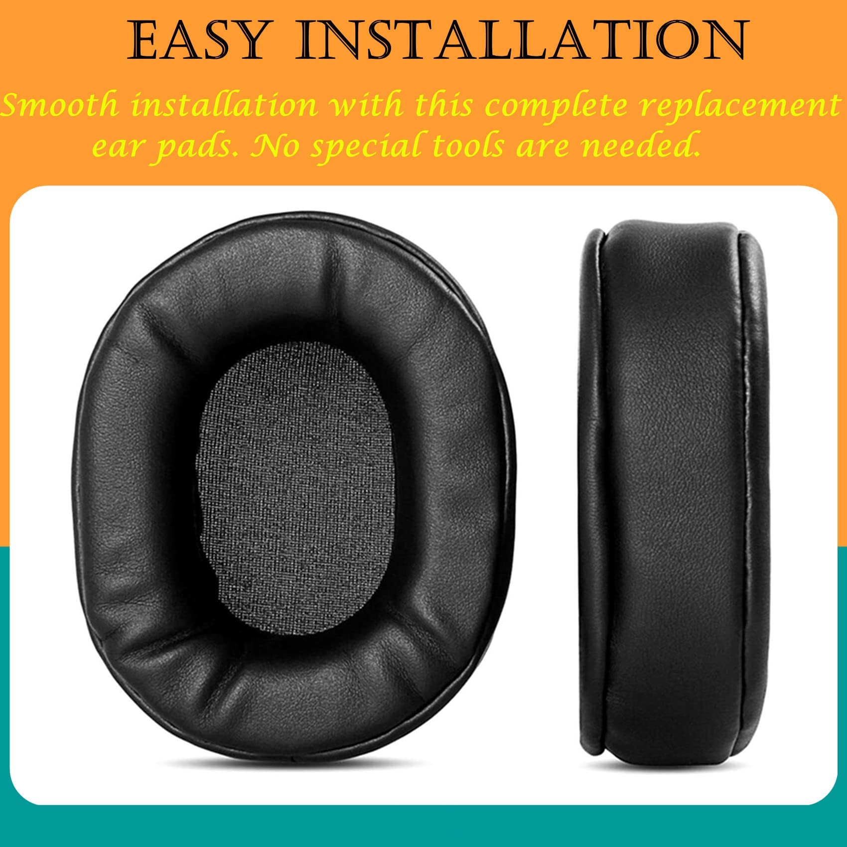 TaiZiChangQin Ear Pads Ear Cushion Earpads Memory Foam Replacement Compatible with Turtle Beach Stealth 600 700 Xbox PS4 Stealth 420X 450 520 500P 500X Headphone