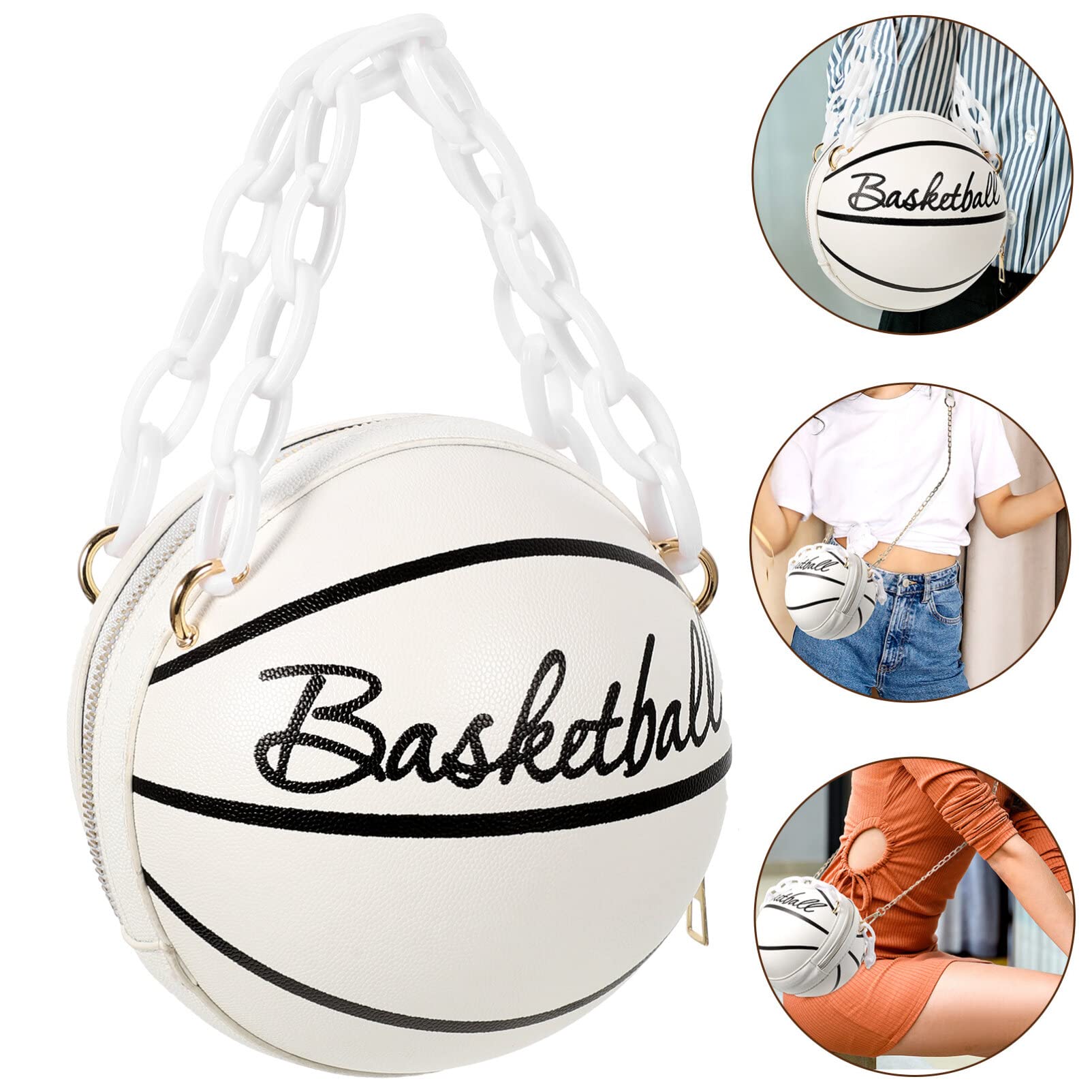 GALPADA Basketball Purse Cute Purses for Girls Crossbody Bag Basketball Handbag