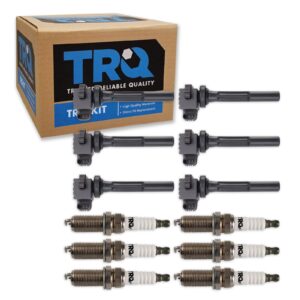 trq ignition kit ignition coil spark plugs compatible with 1998 acura slx