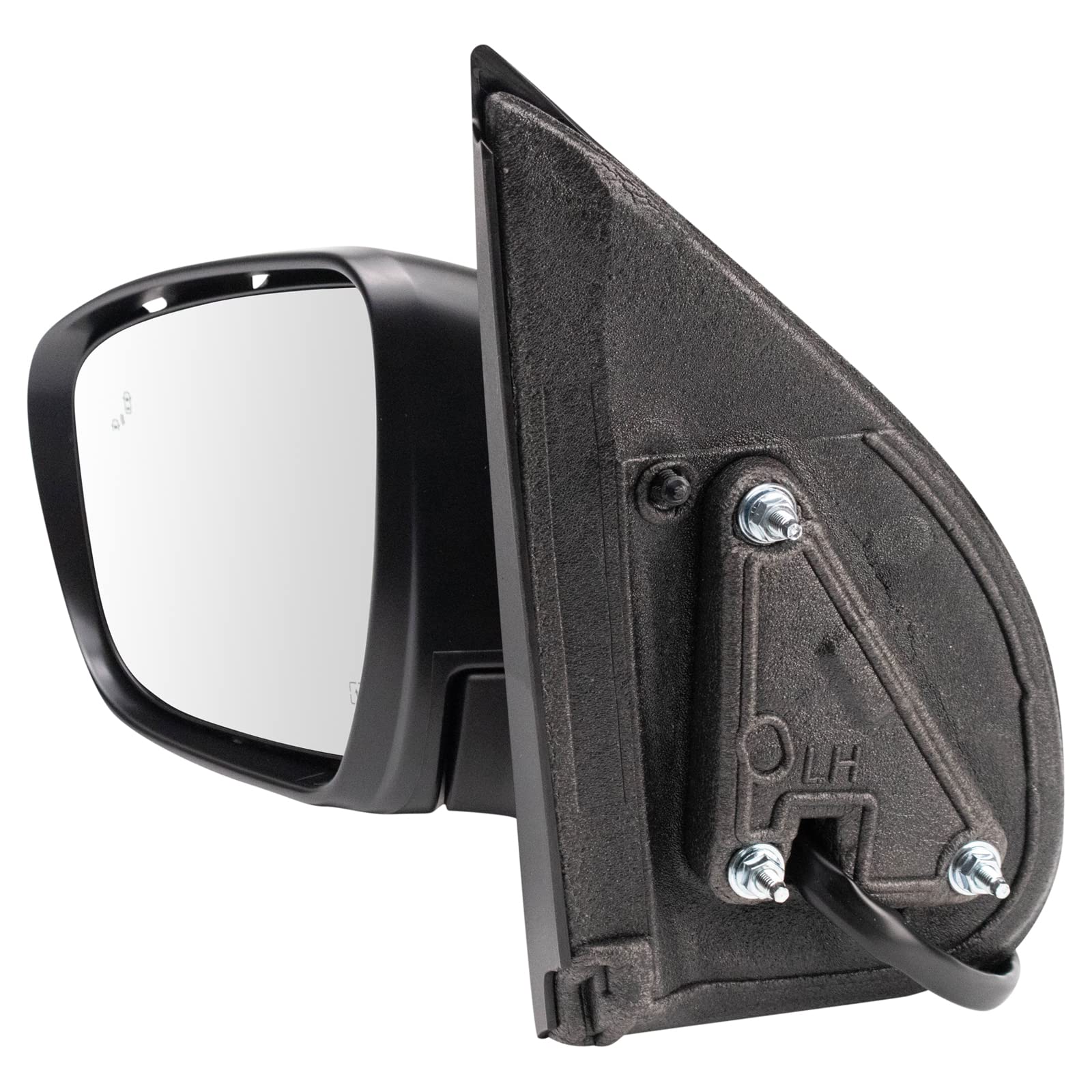 TRQ Left Mirror Power with Heat with Side View Camera Drivers Side Compatible with 2022-2023 Nissan Frontier NI1320340