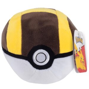 PoKémon Pokéball Plush Assorted Blind Box 2-Pack - Receive 2 of 4 Ball Styles, 5" - Poke, Master, Ultra or Great Ball - Soft Stuffed Toys with Weighted Bottom - Officially Licensed - Gift for Kids