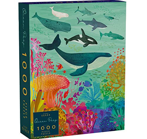 Elena Essex 1000 Piece Puzzle for Adults - Woodland Magic, Desert Hideout, Autumn Wheel, Winter Wheel, Dream Away (Ocean Deep)