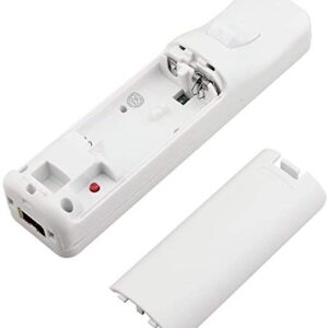 Lyyes Remote Controller for Wii, Wii Remote and Nunchuck Controllers with Silicon Case and Strap for Wii and Wii U (White)