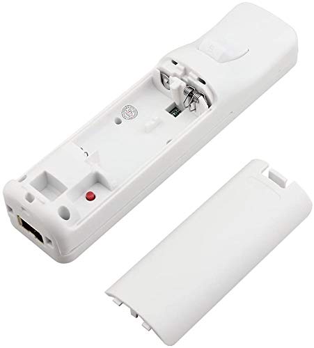 Lyyes Remote Controller for Wii, Wii Remote and Nunchuck Controllers with Silicon Case and Strap for Wii and Wii U (White)