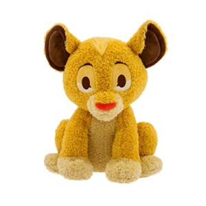 disney store official the lion king simba weighted plush toy - 14-inch calming sensory cuddle companion for kids & fans