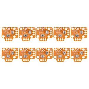 Gamepad Joystick Drift Repair Board, 10Pcs Gold Universal Game Controller Drift Fix Mod Durable for Game Controller