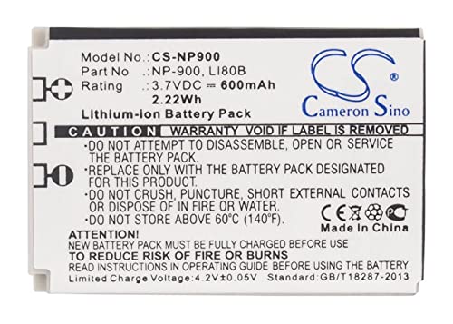 GYMSO Battery Replacement for UFO 02491-0015-00, 02491-0037-00, BATS4, NP-900 DS5080, DS5331, DS5332