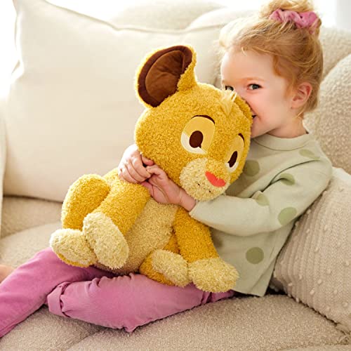 Disney Store Official The Lion King Simba Weighted Plush Toy - 14-Inch Calming Sensory Cuddle Companion for Kids & Fans