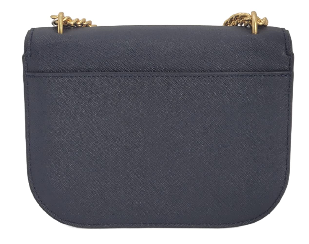 Tory Burch 136092 Emerson Flap Tory Navy Blue With Gold Hardware Women's Shoulder Bag