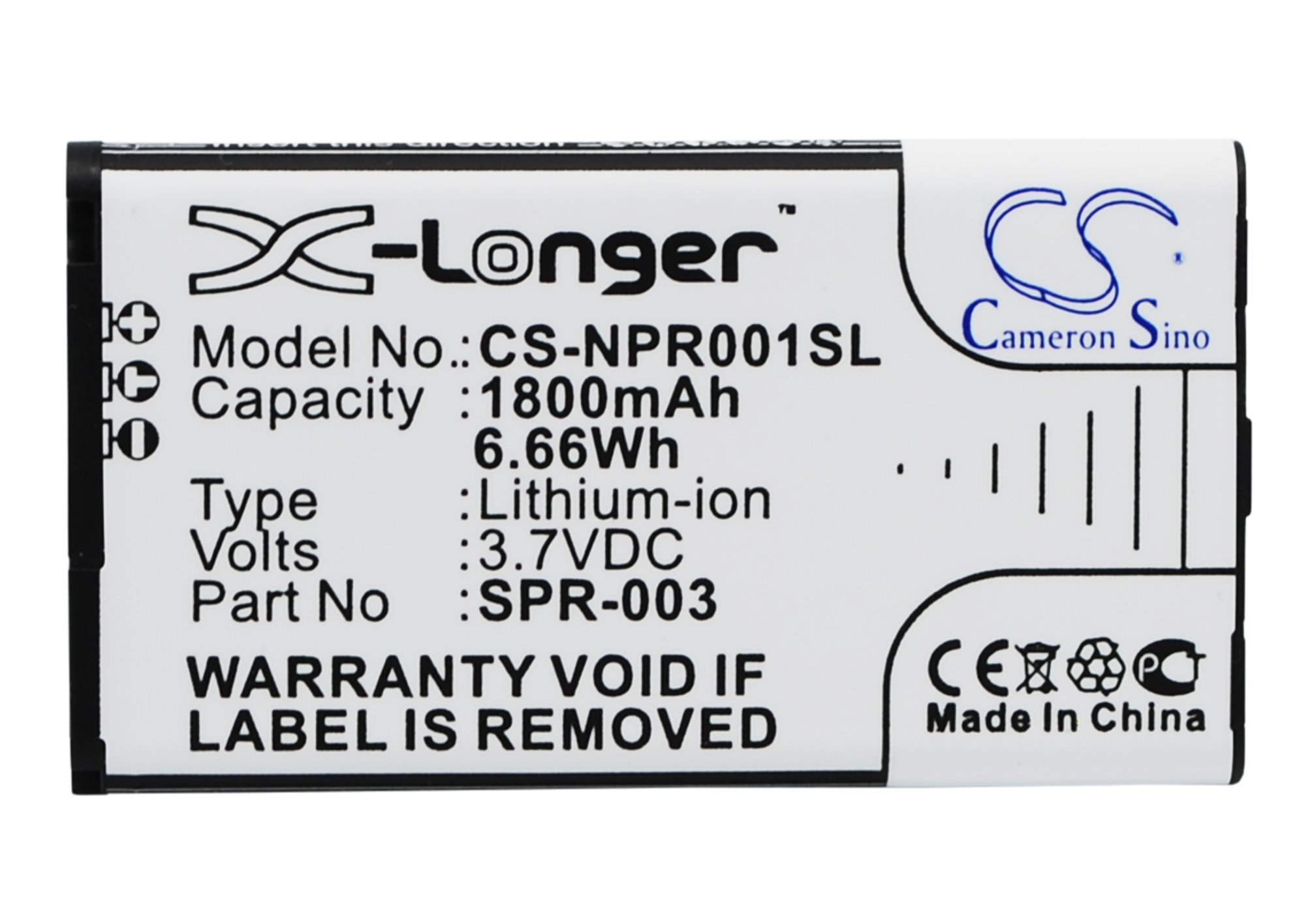 NUBODI Replacement for Battery SPR-003, SPR-A-BPAA-CO 3DSLL, DS XL 2015, New 3DSLL, SPR-001