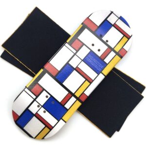 ishrunkthis Mondrian Print - 34mm Wooden Pro Fingerboard Completes